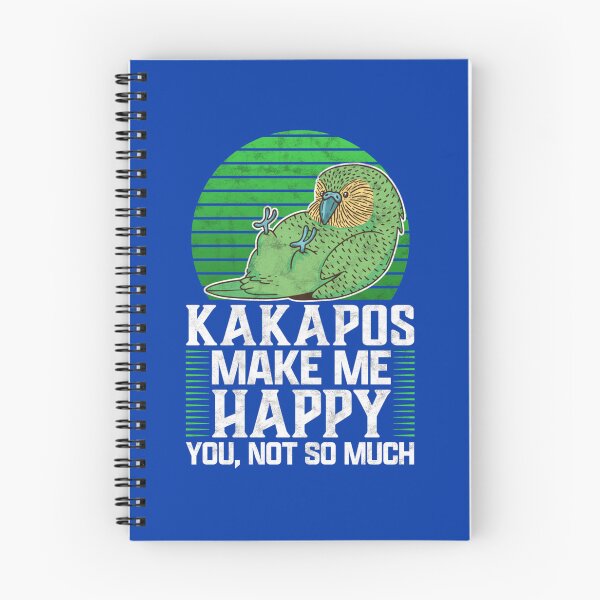 Item preview, Kakapo machen glücklich Neuseeland Papagei Spruch   designed and sold by kaylencornett12.