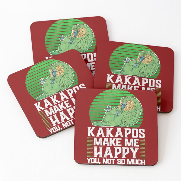Item preview, Kakapo machen glücklich Neuseeland Papagei Spruch   designed and sold by kaylencornett12.