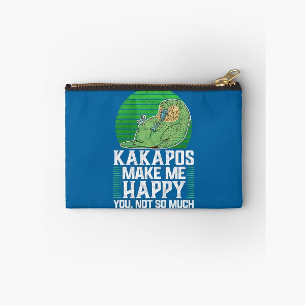 Item preview, Kakapo machen glücklich Neuseeland Papagei Spruch   designed and sold by kaylencornett12.
