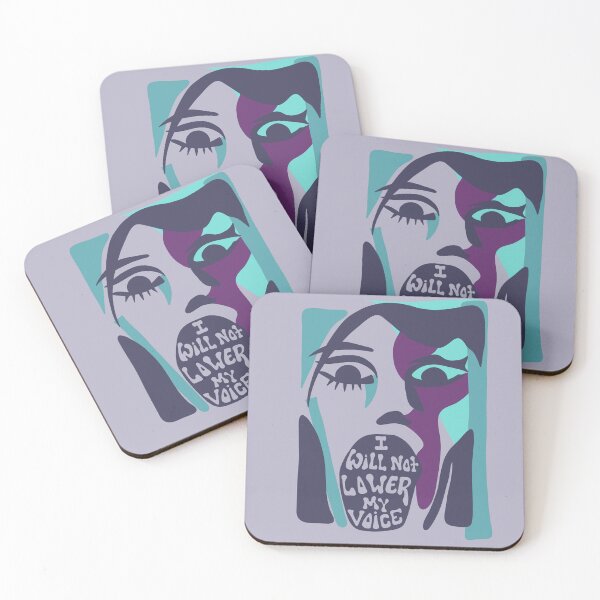 Item preview, I Will Not Lower My Voice designed and sold by Unhinged Heather.