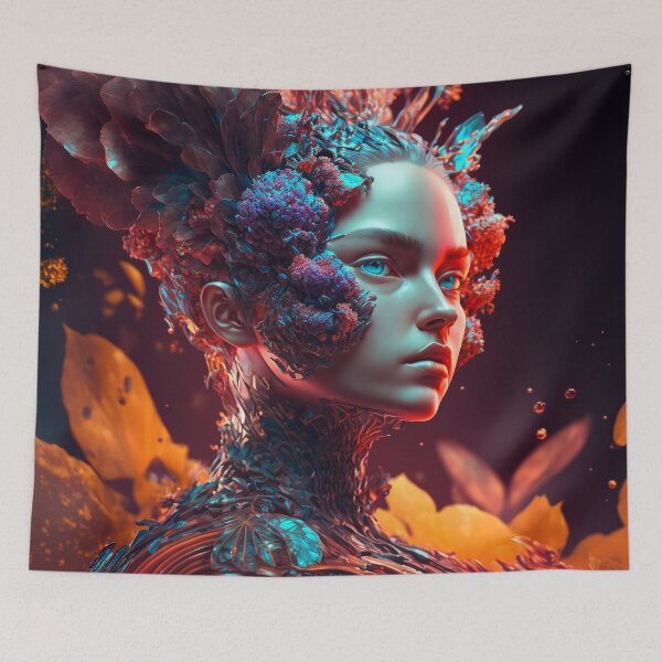 Item preview, Living Life In Colour Series - Beautiful Girl designed and sold by AICreateWorlds.