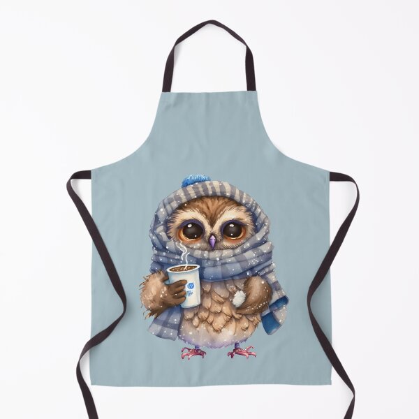 Item preview, Cute Owl drinking hot coffee or tea, gift for owl lover, I’ll Owl ways love you, Woodland owl designed and sold by Mumzy2many.