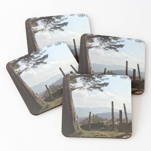 Item preview, North British Countryside: A Pine Tree in the Mountains designed and sold by thelemmingface.