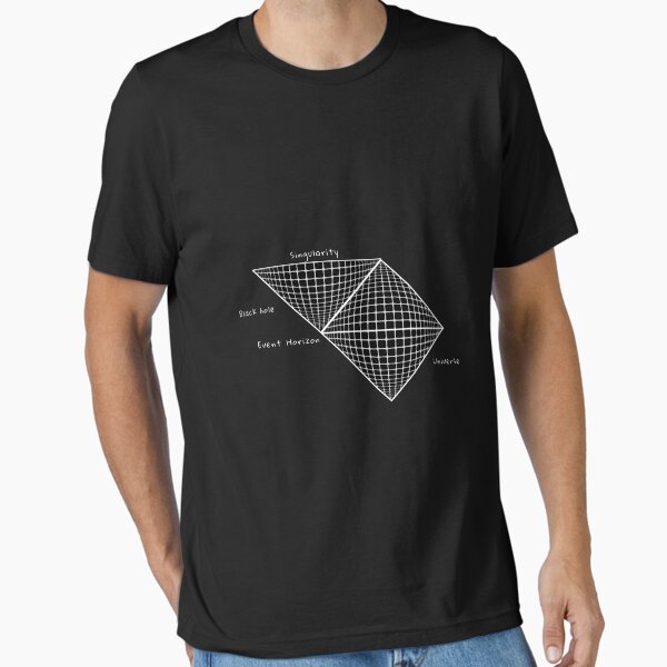 Vista previa del artículo con la obra «Brian Cox Penrose Diagrama Negro», diseñado y vendido por LigerDesign.