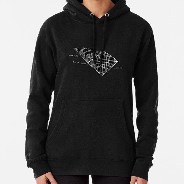 Brian Cox Penrose Diagram Black Pullover Hoodie