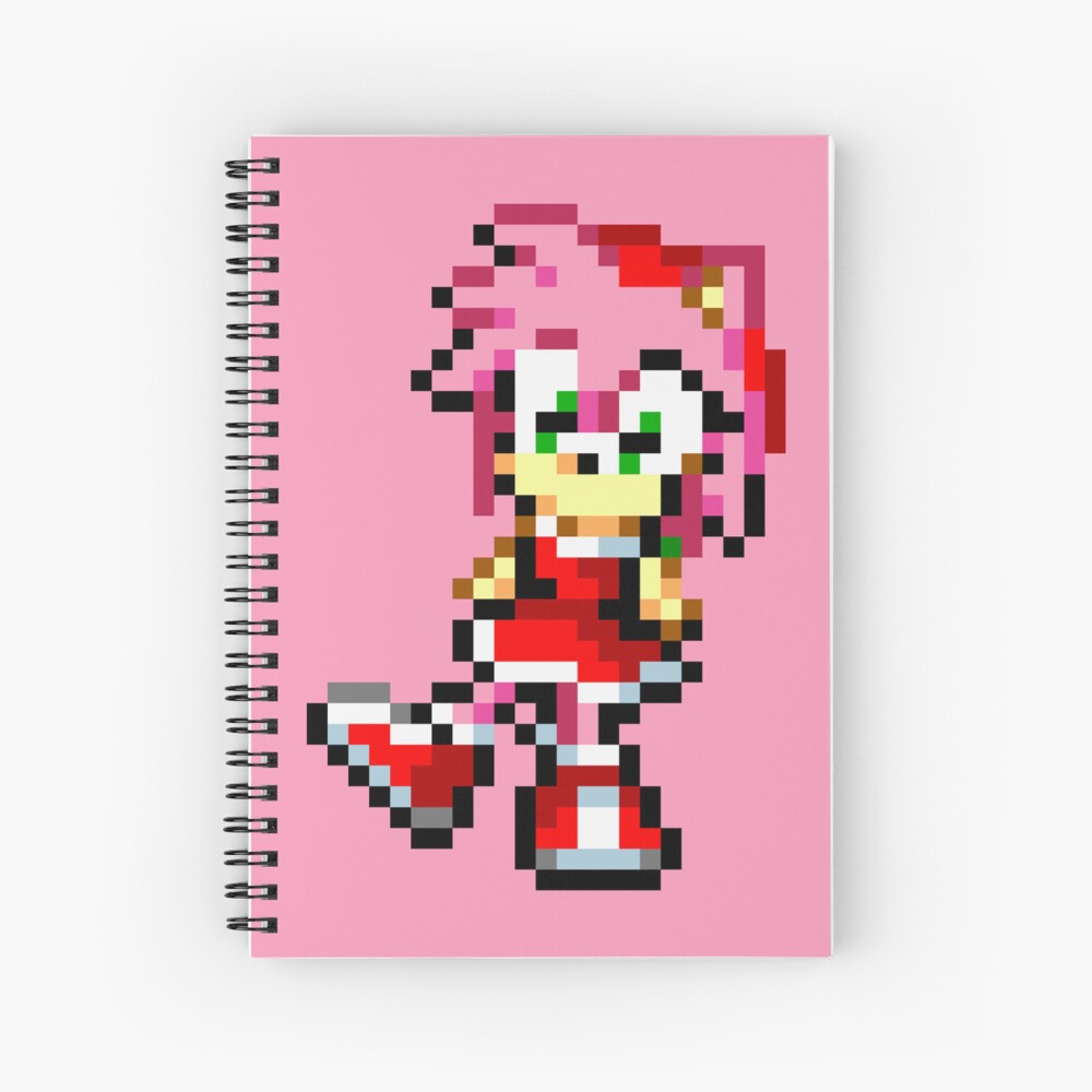 New notebook sonic sprite pixel art