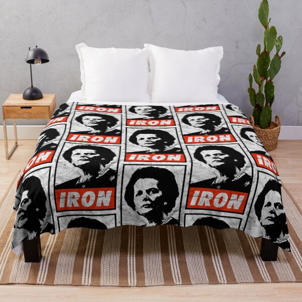 Item preview, Iron (Black Worn Look) designed and sold by politicalamity.