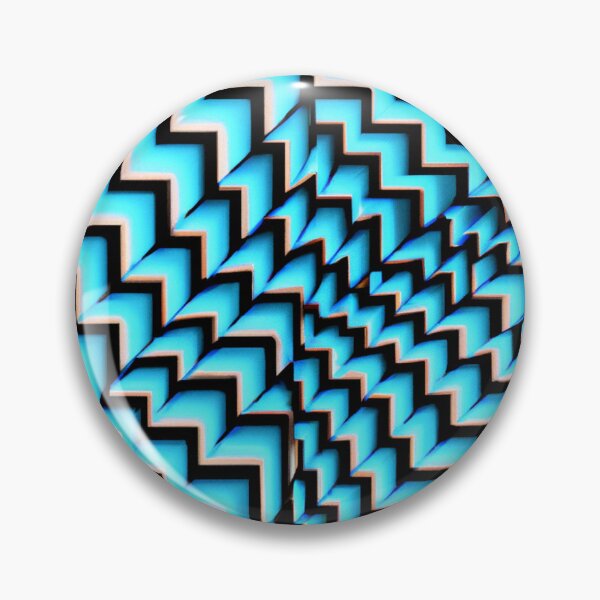 Artikelvorschau, Blue Optical Illusion Pattern entworfen und verkauft von Bakesales.