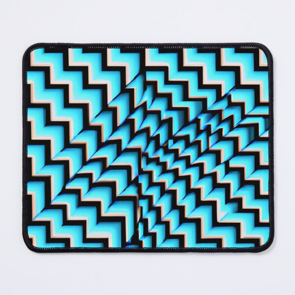 Artikelvorschau, Blue Optical Illusion Pattern entworfen und verkauft von Bakesales.