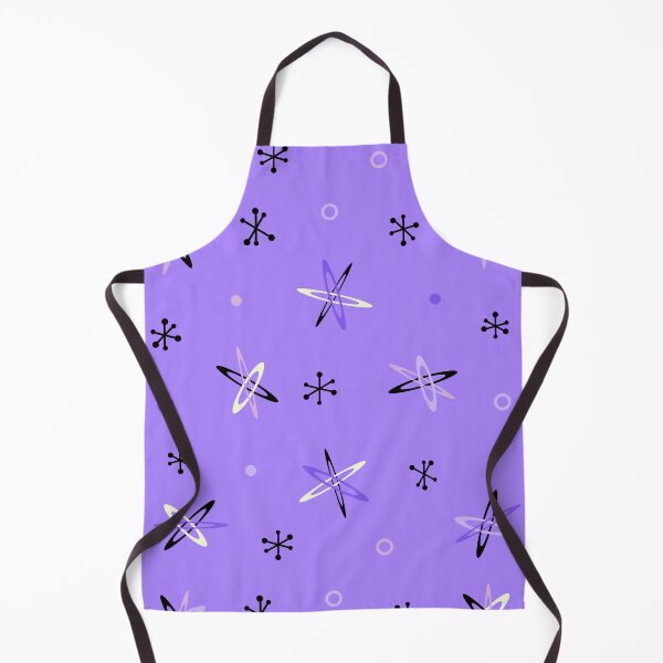 Item preview, Atomic Age Starbursts Purple designed and sold by thepixelgarden.
