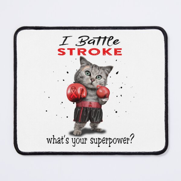 Item preview, Stroke Warrior - I Battle Stroke What Is Your Superpower? designed and sold by Jennpak.