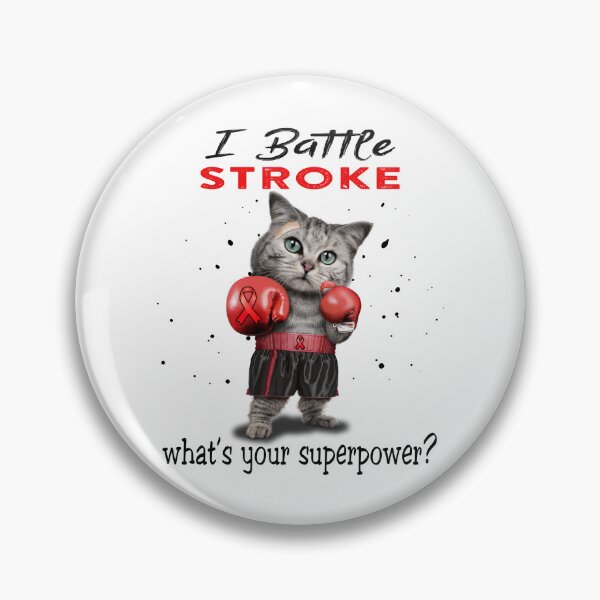 Item preview, Stroke Warrior - I Battle Stroke What Is Your Superpower? designed and sold by Jennpak.