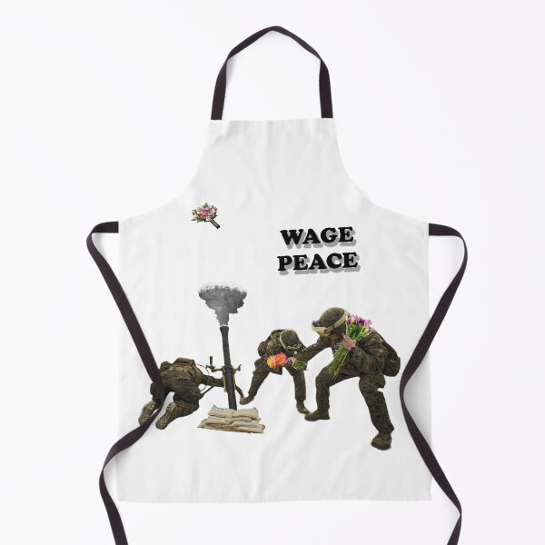 Item preview, Wage Peace (with words) designed and sold by Serenade Rock.