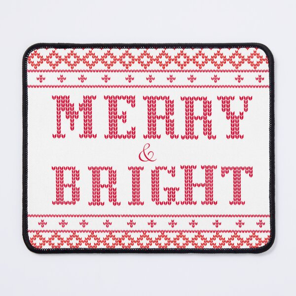 Item preview, Christmas Knitted Texture Knitted Christmas Seamless Pattern Merry and Bright designed and sold by Apkdesigner.