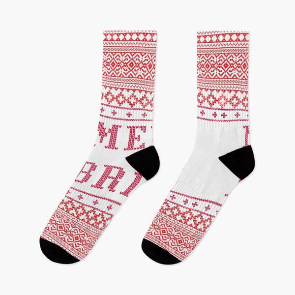 Item preview, Christmas Knitted Texture Knitted Christmas Seamless Pattern Merry and Bright designed and sold by Apkdesigner.