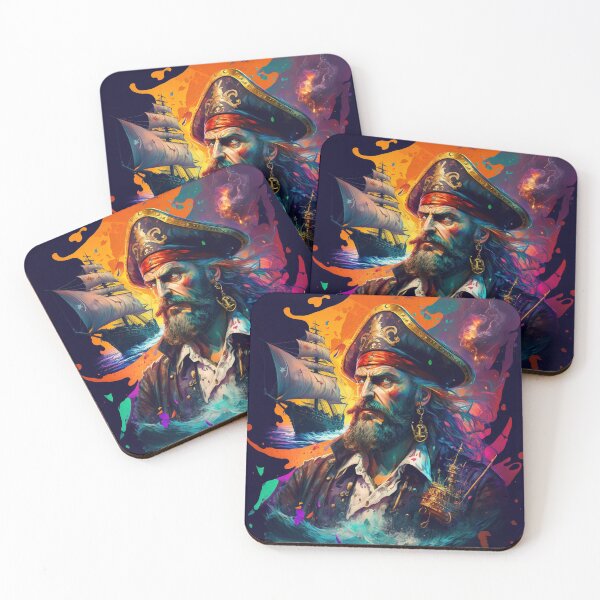 Item preview, Living Life in Colour Series - Pirate designed and sold by AICreateWorlds.