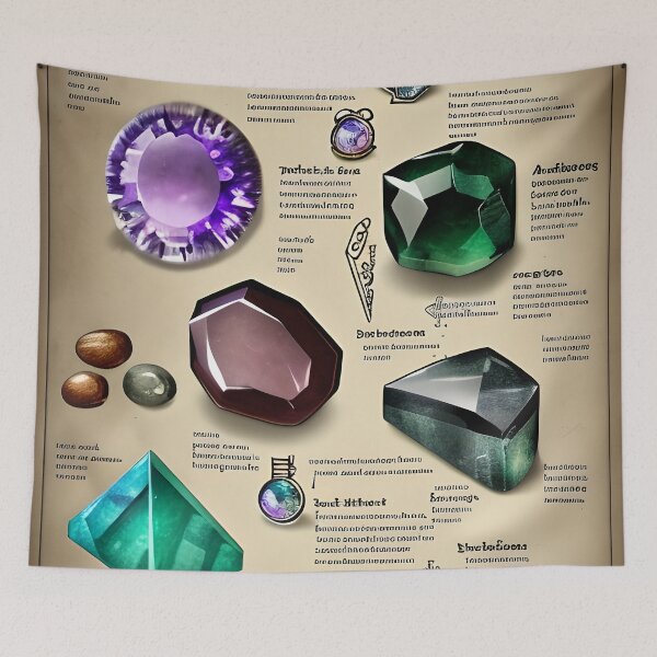Item preview, Gemstone Illustration 2 designed and sold by MixinMadness.