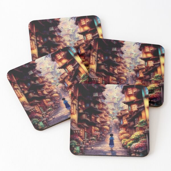 Item preview, Spirited Away Town by RudeKittenDesigns designed and sold by rudekitten.