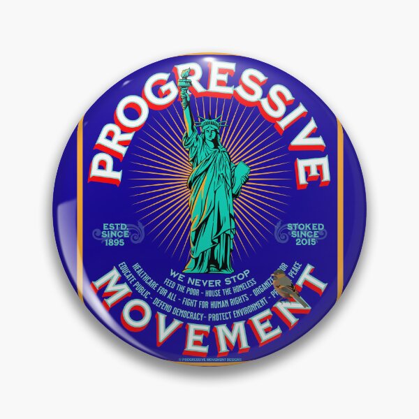 Artikelvorschau, PMD00137 Progressive Movement Designs Freiheitsstatue mit Vogel für Progressive entworfen und verkauft von ProgressiveLeft.