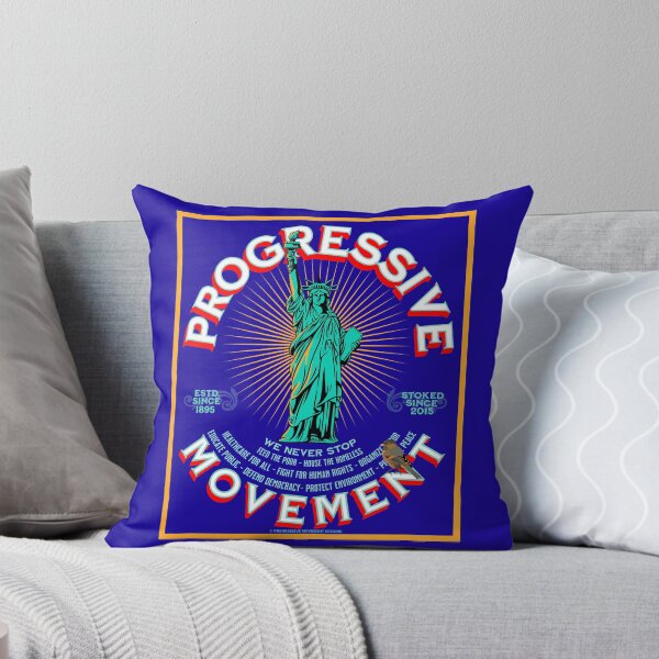 Aperçu de l'œuvre PMD00137 Progressive Movement Designs Statue de la Liberté avec oiseau pour progressistes créée et vendue par ProgressiveLeft.