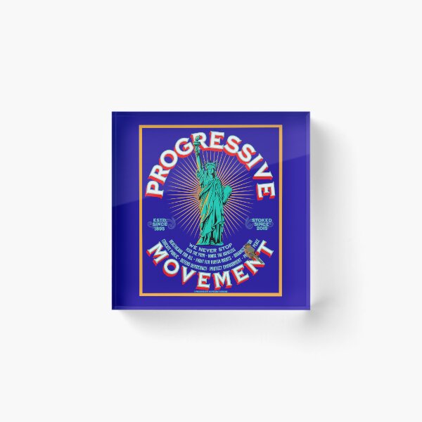 Artikelvorschau, PMD00137 Progressive Movement Designs Freiheitsstatue mit Vogel für Progressive entworfen und verkauft von ProgressiveLeft.