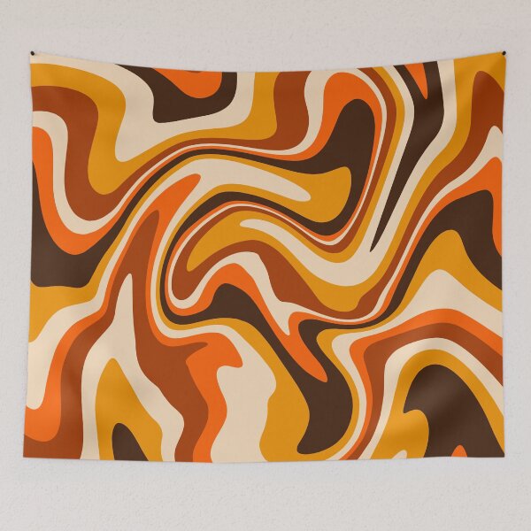 Item preview, Funky Swirl Retro 70s Psychedelia designed and sold by trajeado14.