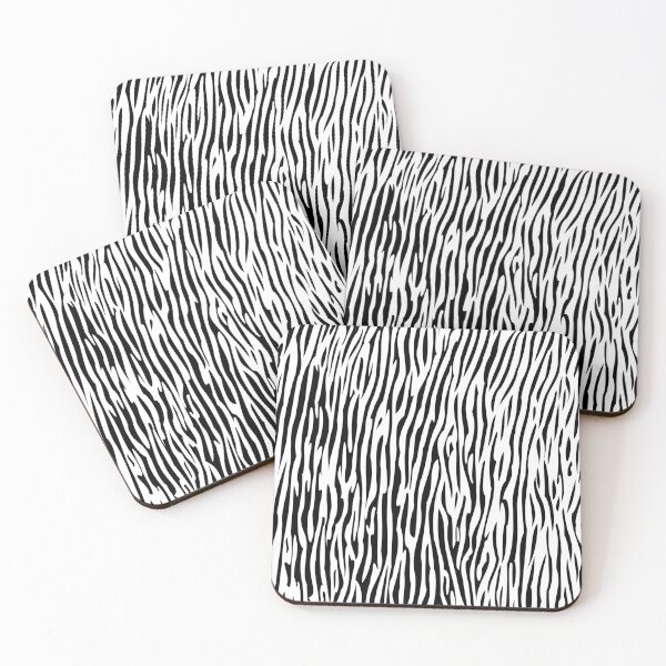 Item preview, Black and White Animal Stripes Vector Abstract Design designed and sold by patternsoup.