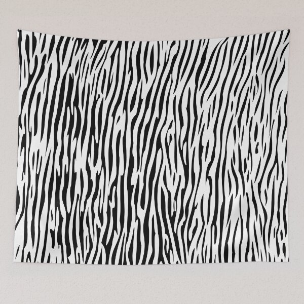 Item preview, Black and White Animal Stripes Vector Abstract Design designed and sold by patternsoup.