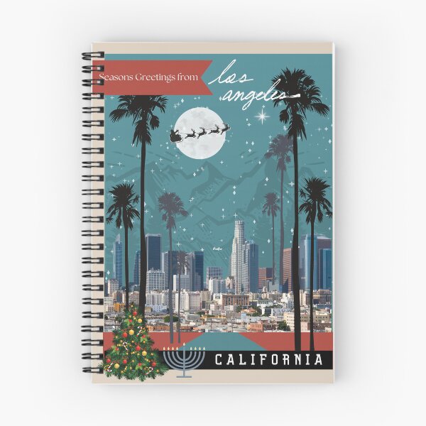 Item preview, Holiday Cards From Los Angeles California Seasons Greetings City designed and sold by Saturdaysam.