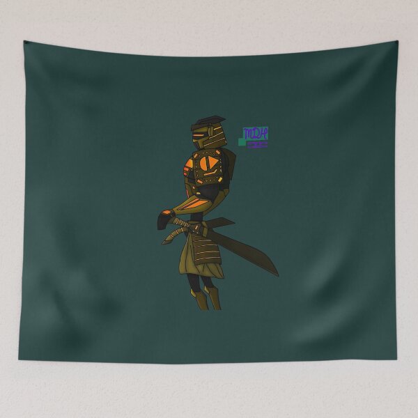 Item preview, Stick Wars soft sun glow Orange Samurai Warrior  designed and sold by MDHairston2.