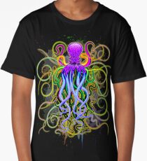 Octopus Psychedelic Luminescence Long T-Shirt