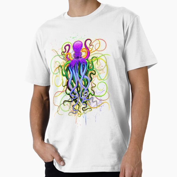 Octopus Psychedelic Luminescence Premium T-Shirt
