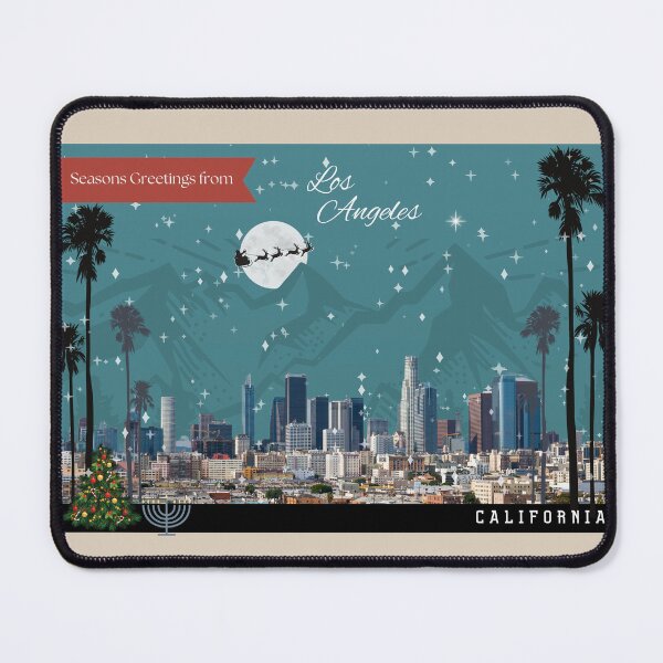Item preview, Holiday Cards From Los Angeles California Seasons Greetings City designed and sold by Saturdaysam.