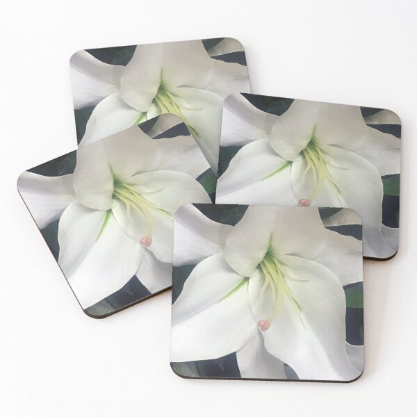 Item preview, Elegant White Lily Dramatic Close-Up Artistic Photo designed and sold by DEC02.