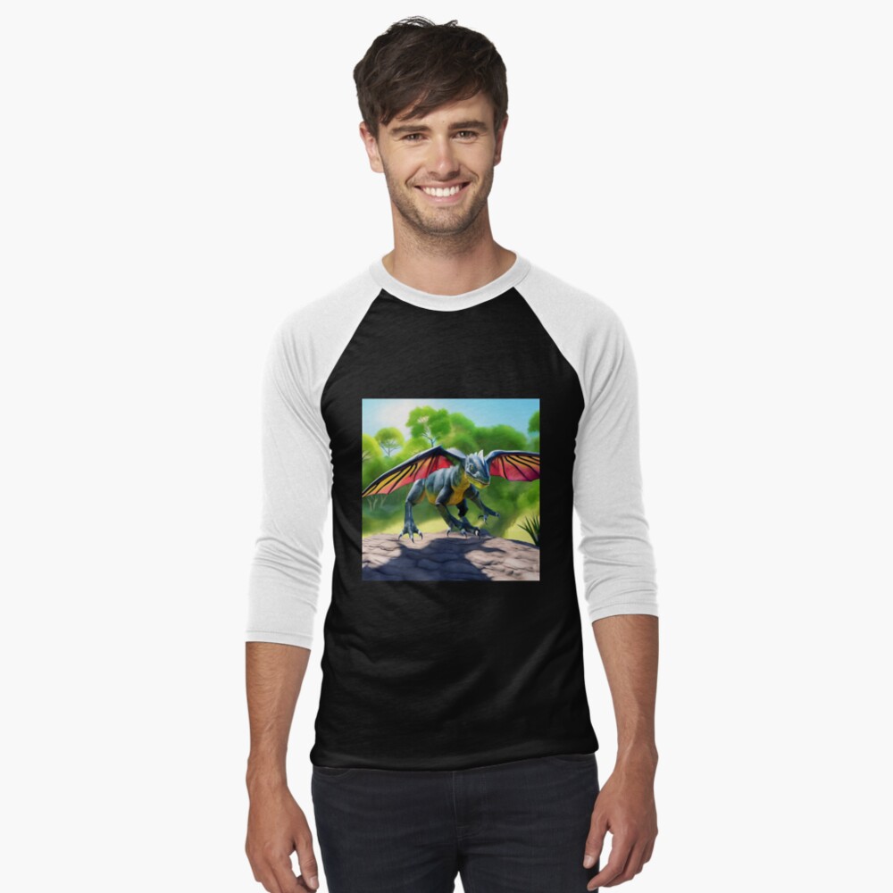 Item preview, Baseball ¾ Sleeve T-Shirt designed and sold by dragynrain.