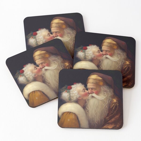Item preview, Mrs. Claus's Golden Kiss designed and sold by whimsykel.