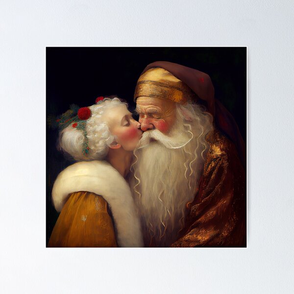 Item preview, Mrs. Claus's Golden Kiss designed and sold by whimsykel.