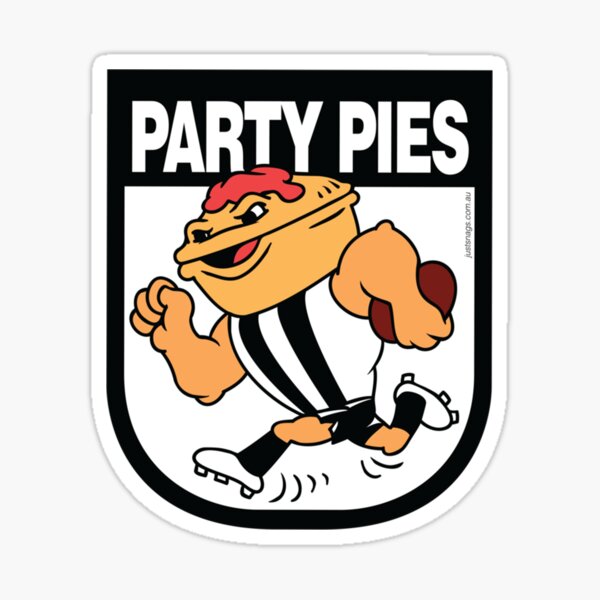 Item preview, AFL BBQ Series - Collingwood Party Pies     designed and sold by anselmleighton.