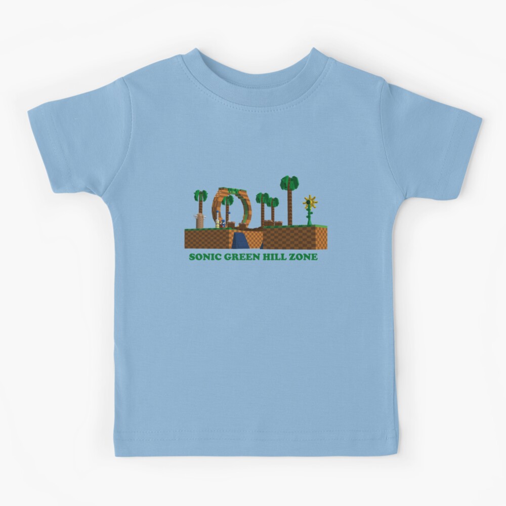 Sonic Green Hill Zone Game Design Shirt128 Sticker for Sale by  MindsparkCreati