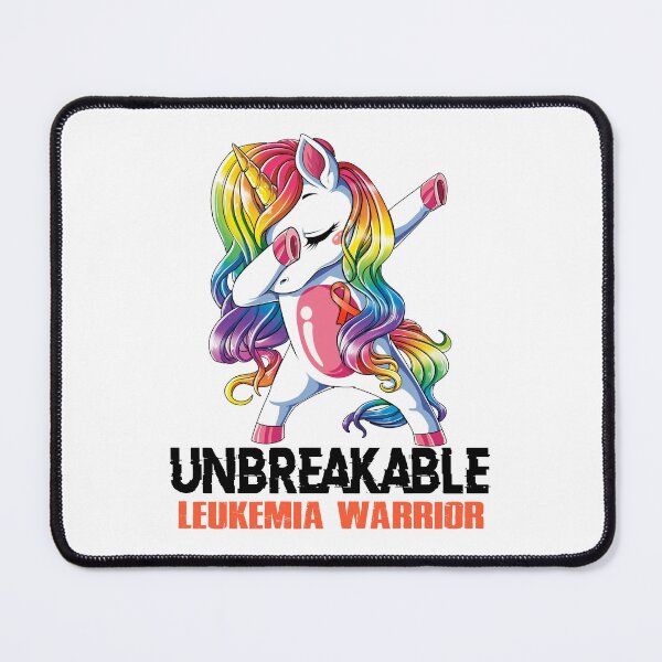 Item preview, Leukemia Awareness - Unicorn Leukemia Warrior Ribbon UNBREAKABLE designed and sold by Fernandezf.