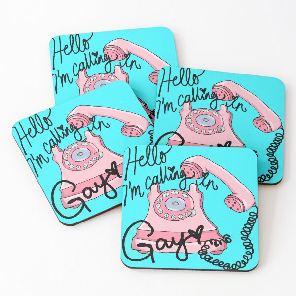 Item preview, Hello I'm Calling in Gay designed and sold by arlyndani.