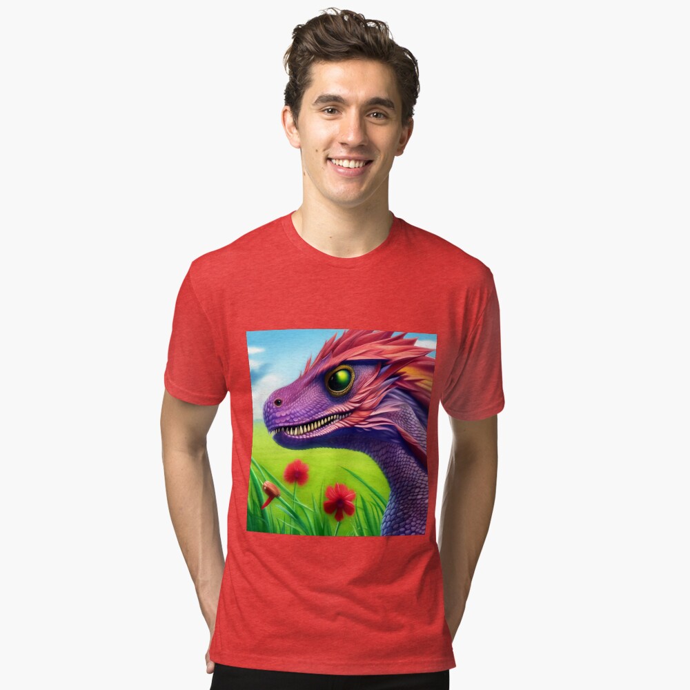Item preview, Tri-blend T-Shirt designed and sold by dragynrain.