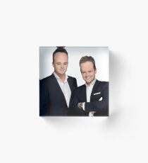 Ant and Dec: Five Heads Acrylic Block