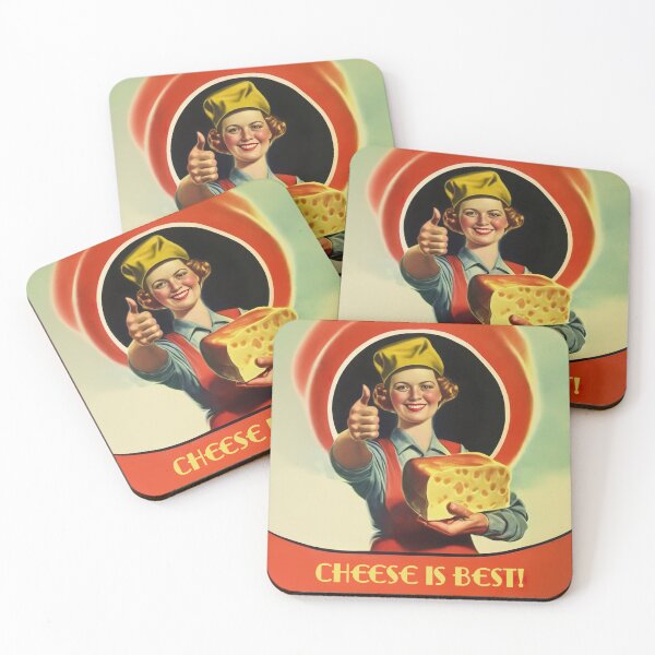 Item preview, Young retro woman holding huge piece of Emmental cheese and smiling a nostalgic and vintage designed and sold by ArtifactVault.