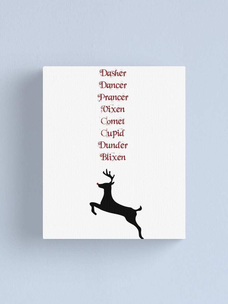 List of santa's reindeer discount