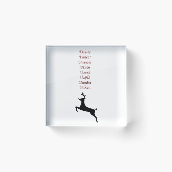 Item preview, Santa's Reindeer Name List designed and sold by Swigalicious.