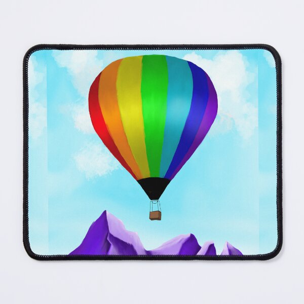 Item preview, Rainbow Hot Air Balloon designed and sold by enkfi.