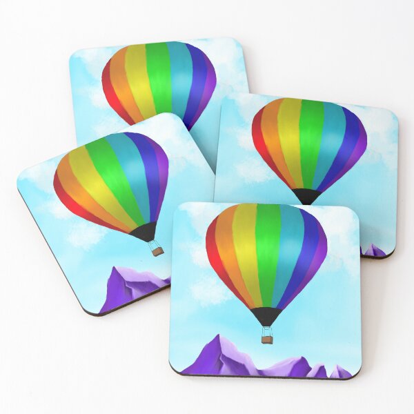 Item preview, Rainbow Hot Air Balloon designed and sold by enkfi.