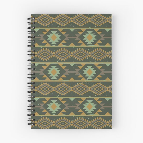 Item preview, Mexican Green Tribal Ethnic Seamless Pattern designed and sold by GeeHanz.