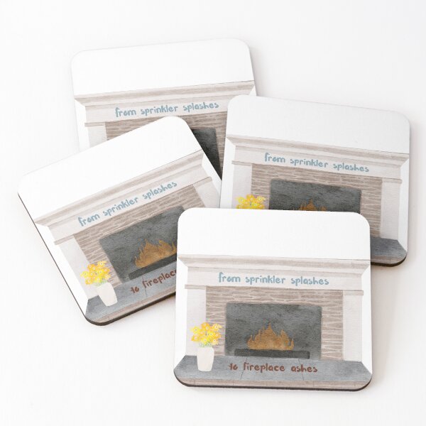 Item preview, "From sprinkler splashes to fireplace ashes" Watercolor | You're On Your Own, Kid designed and sold by the midnight sea shop.
